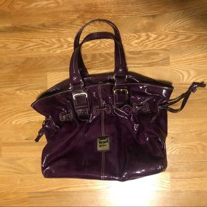 Purple Pleather Dooney and Bourke Bag